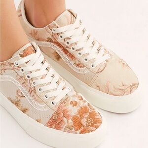 Floral Canvas Sneakers